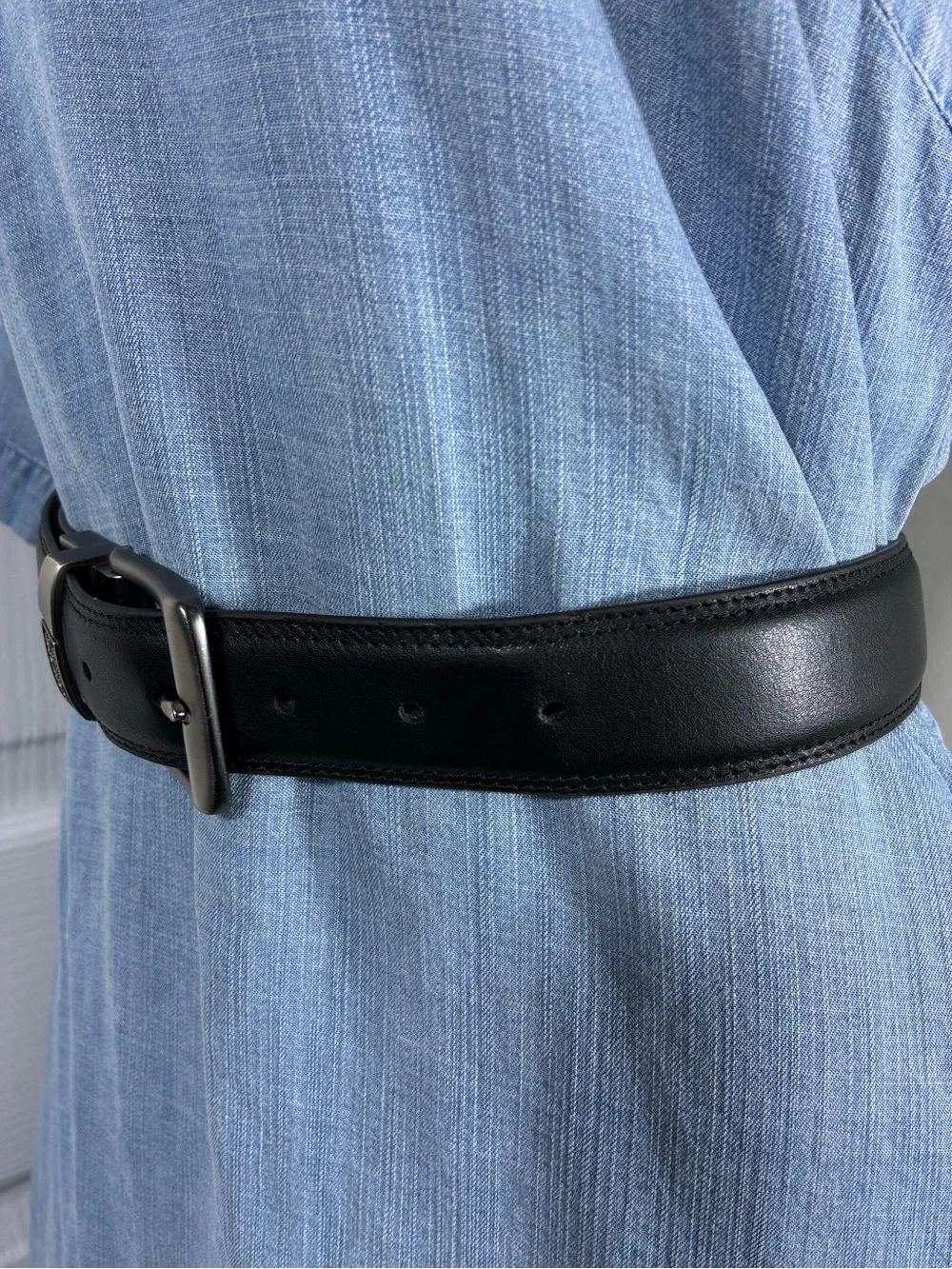Dickies men's Reversible leather belt sz 44 brown/black